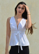 Load image into Gallery viewer, Beau Vintage Bow Blouse