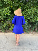 Load image into Gallery viewer, Tatiana Blazer dress in Royal Blue
