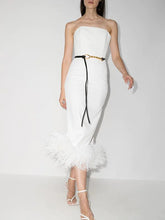 Load image into Gallery viewer, Nelly Tube Feather Dress