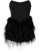 Load image into Gallery viewer, Giselle Corset Feather Dress