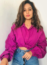 Load image into Gallery viewer, Acappella Puffed Sleeves Boss Up Shirt