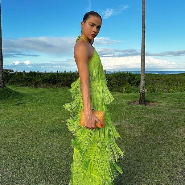 Glam Fringe Dress