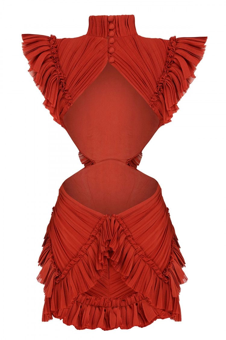 Ruffles & Gathers Rust