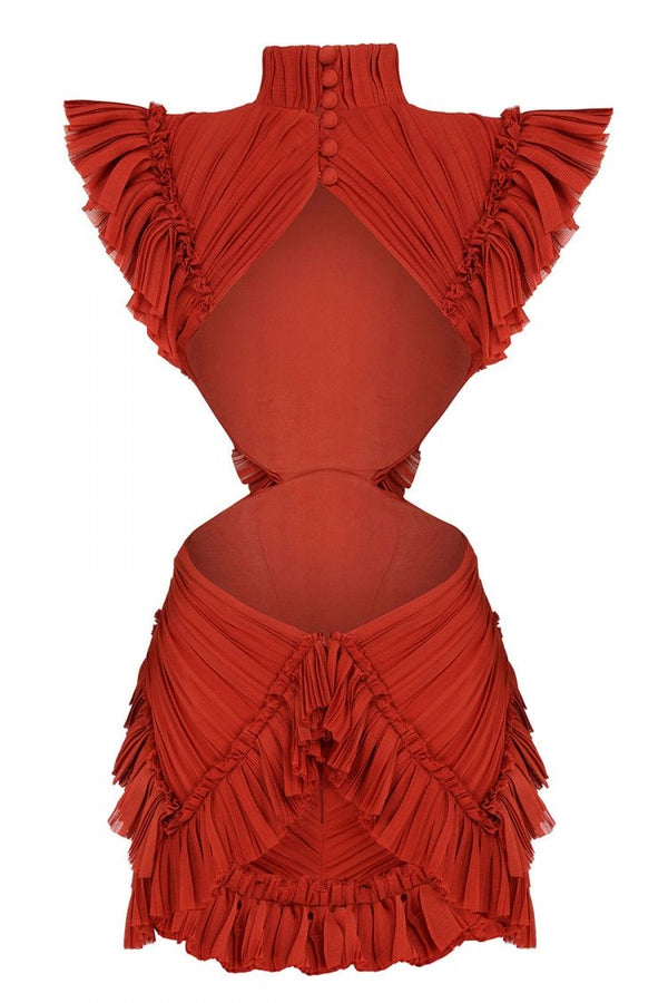Ruffles & Gathers Rust