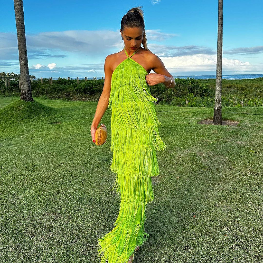 Glam Fringe Dress
