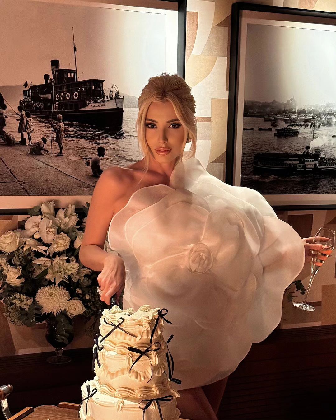 Floria Dress in White