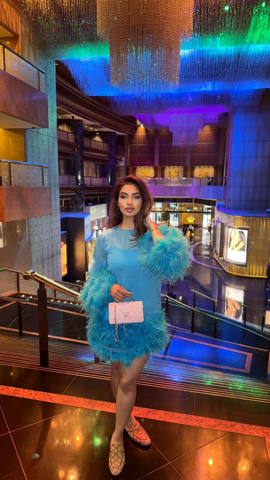 Lenette Deep Aqua Dress