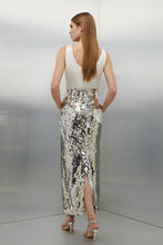 Load image into Gallery viewer, Emma Sequin Skirt
