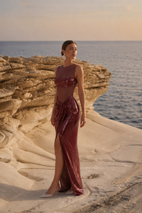 Bordeaux Evening Dress