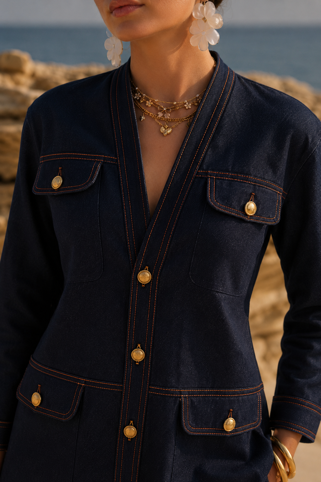 Denim Dusk Set