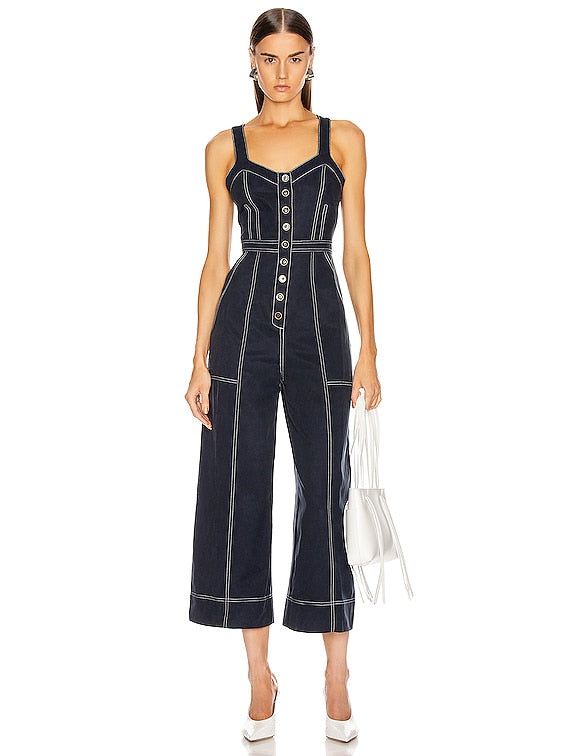 Edith Denim Jumpsuit