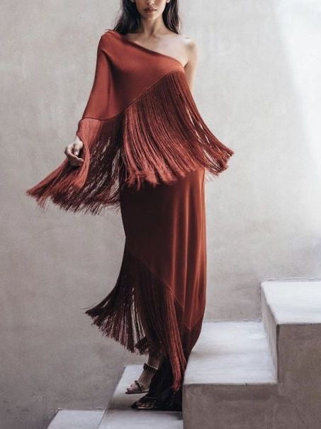 Aaska Fringe Dress