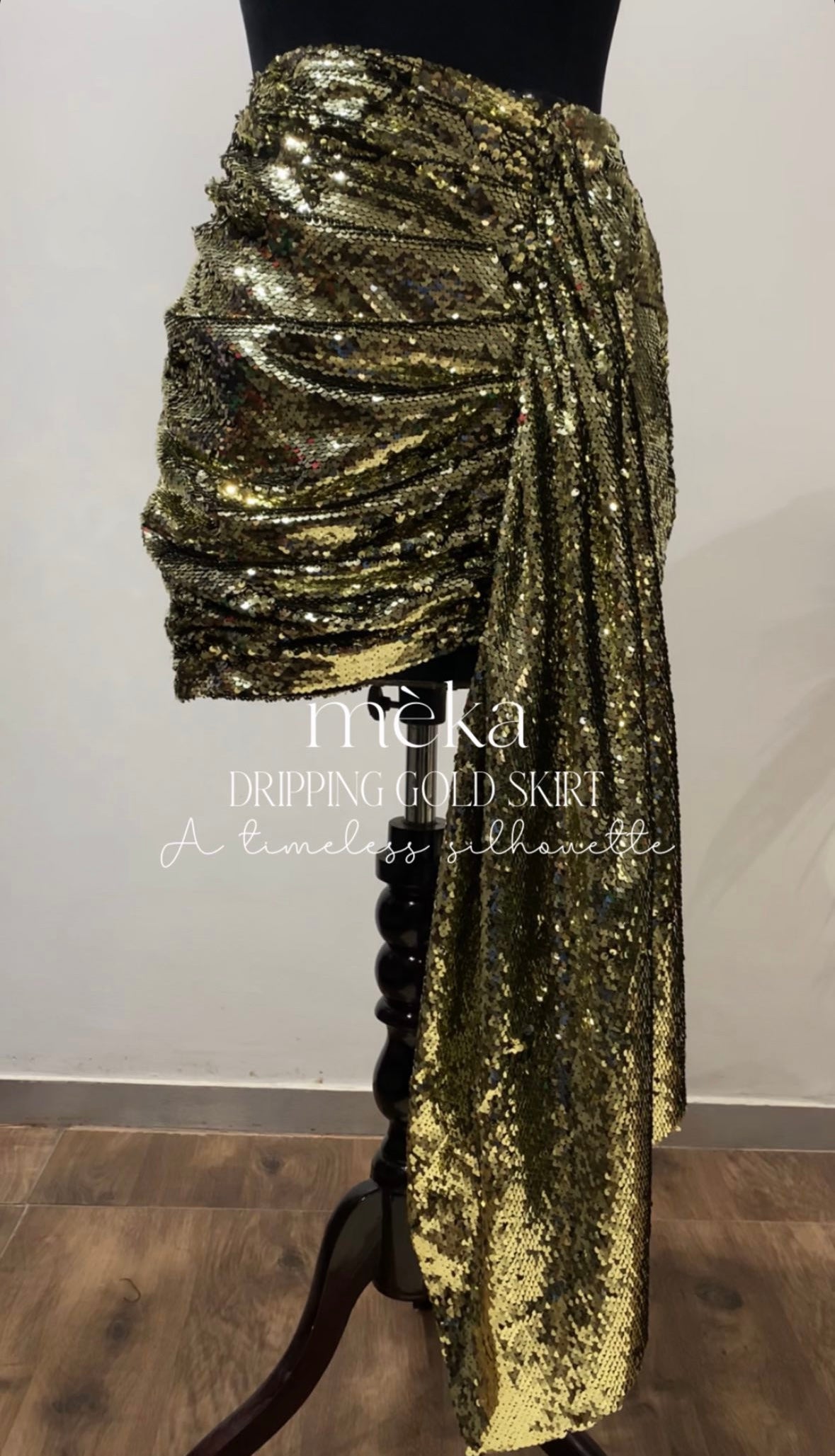 Dripping Gold Skirt