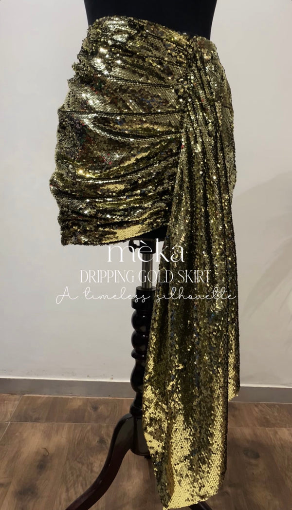 Dripping Gold Skirt