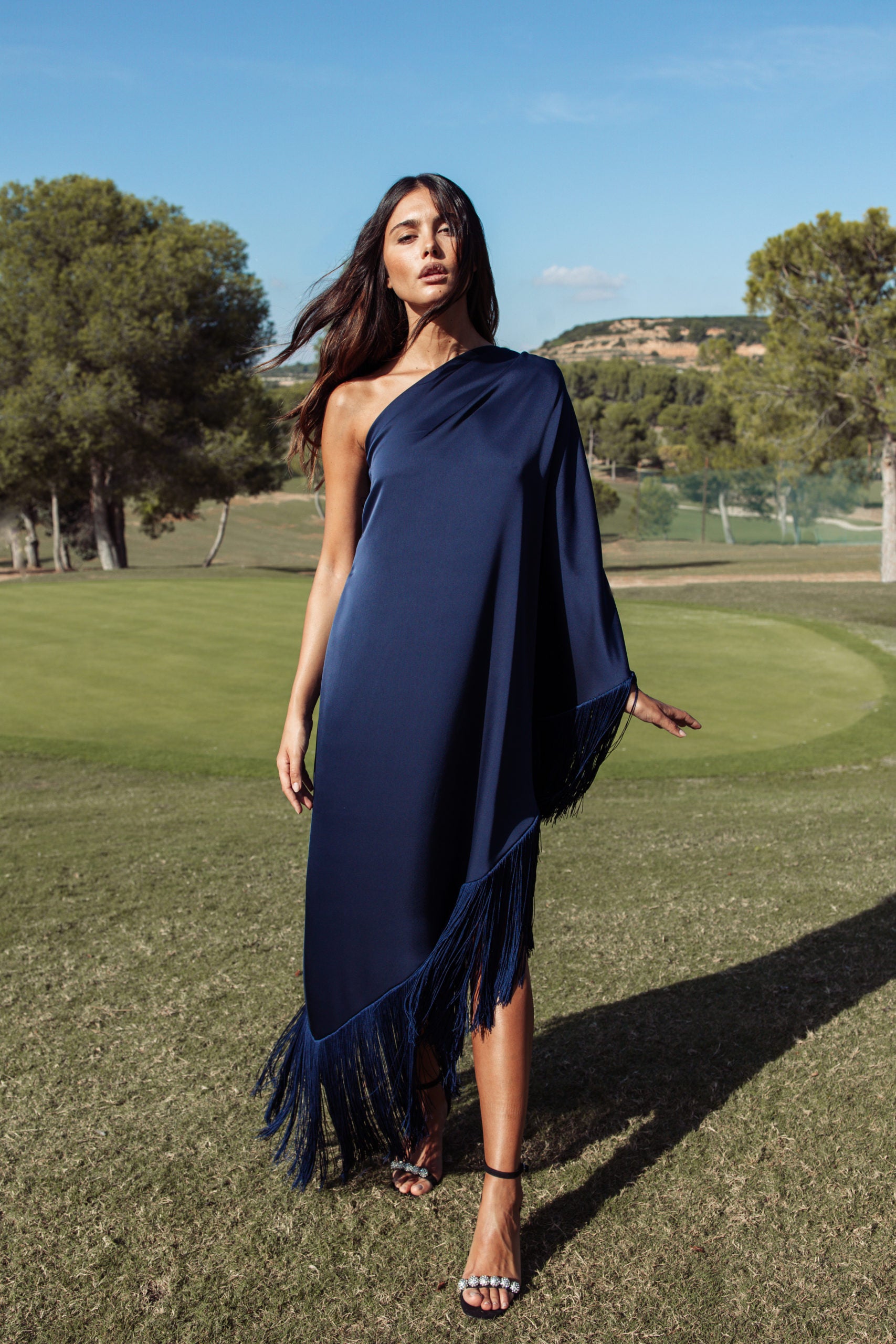 Bluebird Fringe Kaftan