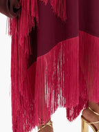 Melissa Duotone Fringe Kaaftaan