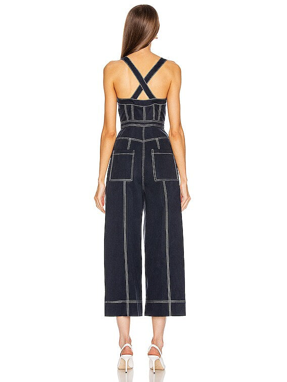Edith Denim Jumpsuit
