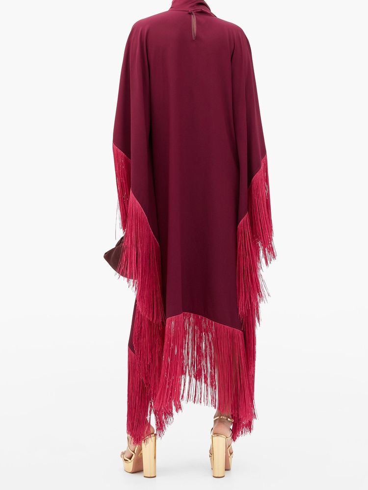 Melissa Duotone Fringe Kaaftaan