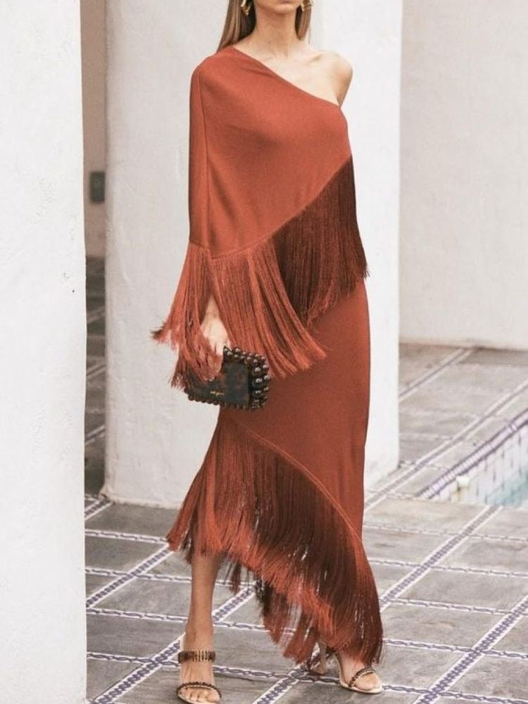 Aaska Fringe Dress