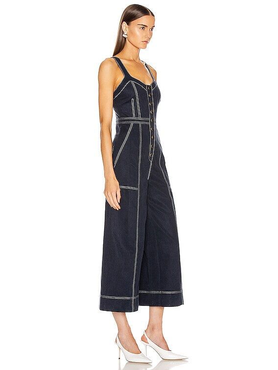 Edith Denim Jumpsuit