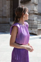 Aubergine Fringe Co ord