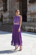 Aubergine Fringe Co ord