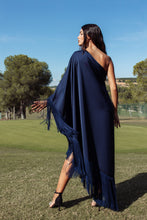 Load image into Gallery viewer, Bluebird Fringe Kaftan
