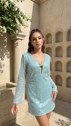 Hydrangea dress