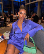 Simone Dress in Cobalt Blue
