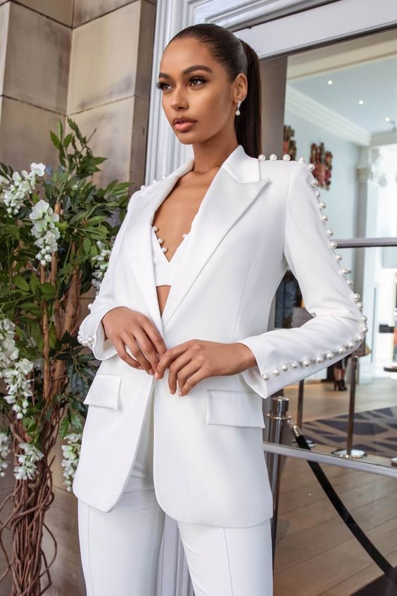 Meka Pearl Handmade Boss Up Suit
