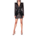 Delailah Black Sequin Dress