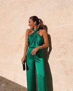 I'm Too Hot For This Co-Ord in Emerald Green