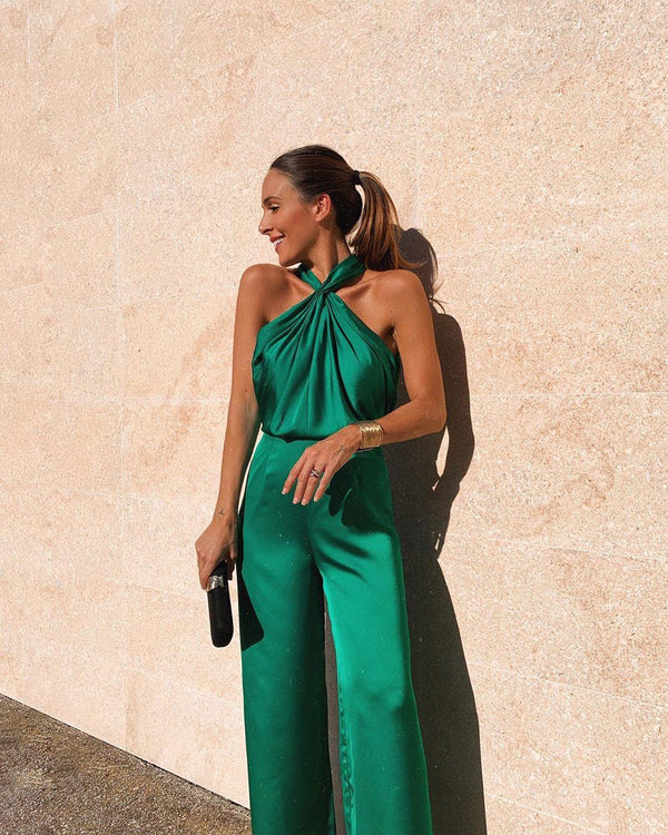 I'm Too Hot For This Co-Ord in Emerald Green