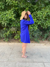 Load image into Gallery viewer, Tatiana Blazer dress in Royal Blue
