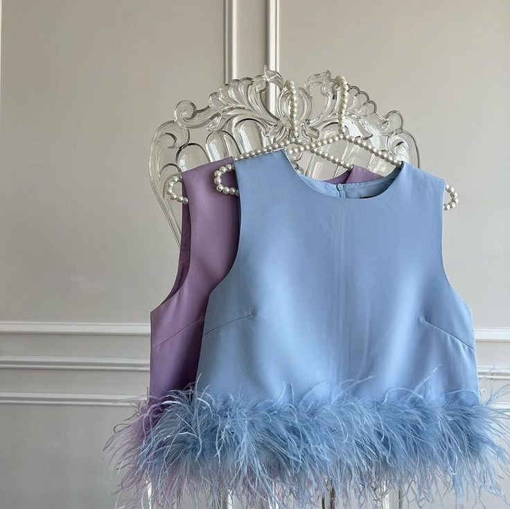 Trisha Feather Top