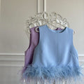 Trisha Feather Top