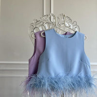 Trisha Feather Top