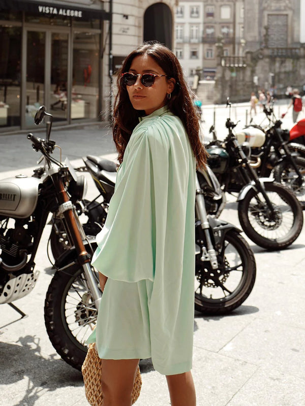 Mint Shirt Dress