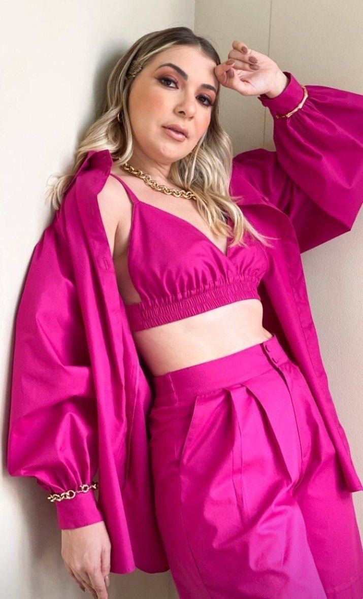 Alaaya Co-ord in Pink