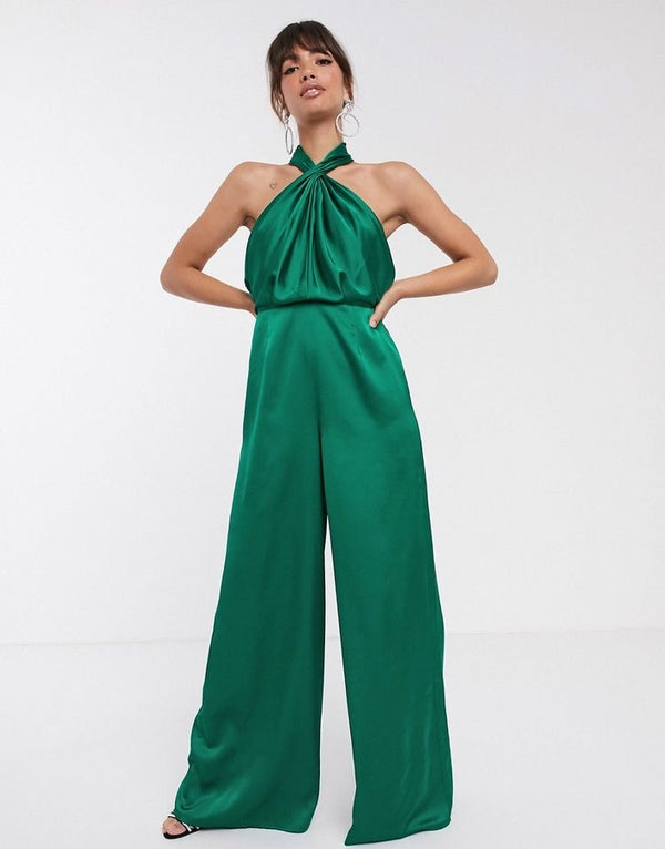 I'm Too Hot For This Co-Ord in Emerald Green
