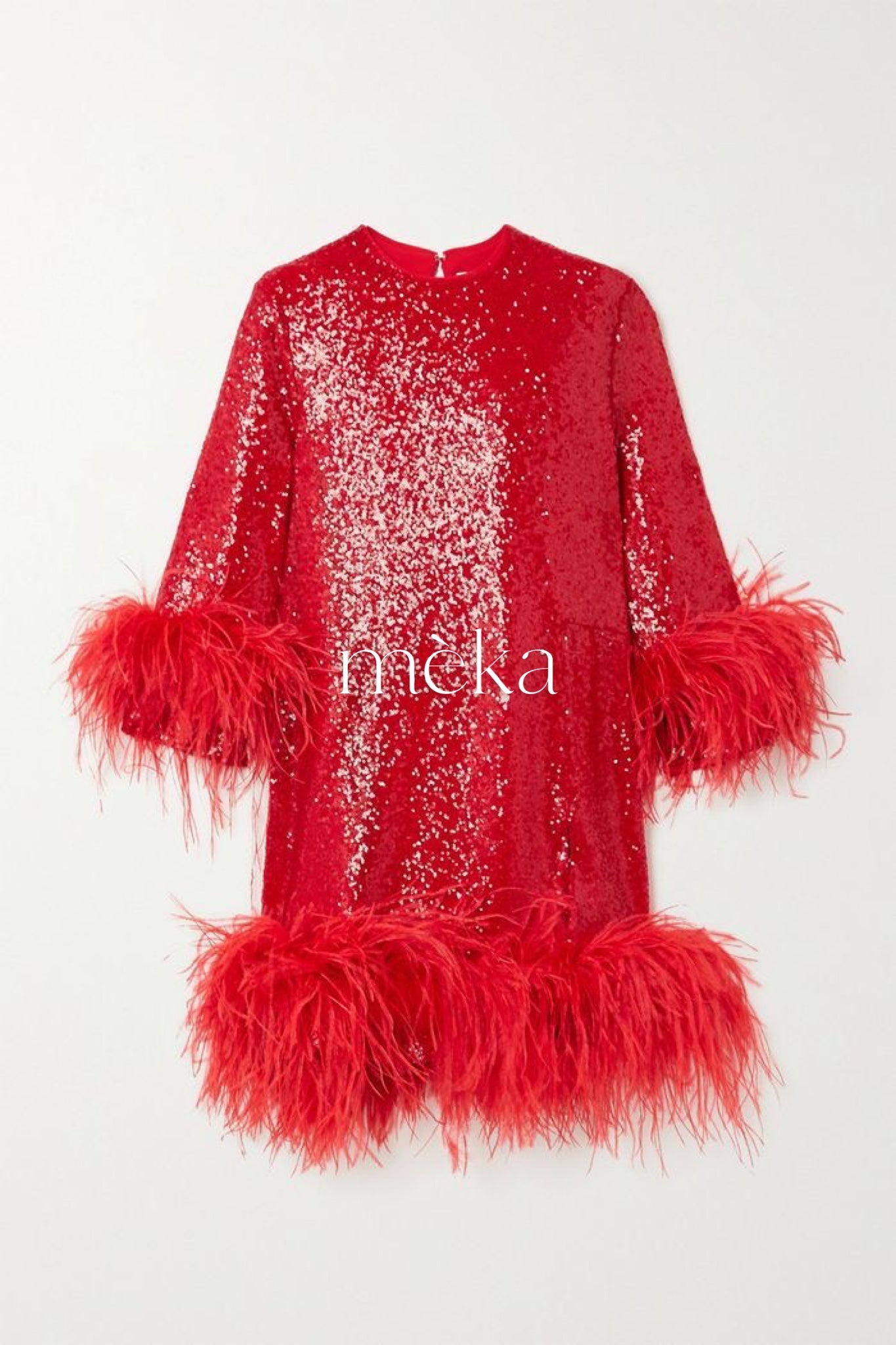 Stella Sultry Sequin Feather Dress