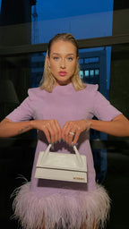 Color me furry Lilac dress