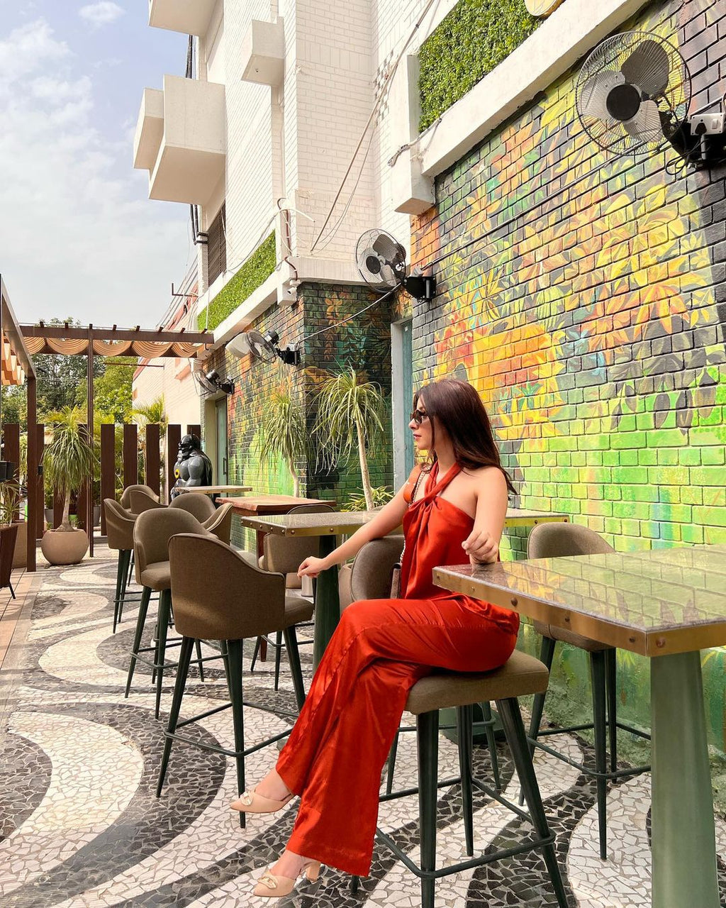 I'm Too Hot For This Co-Ord in Rusty Orange