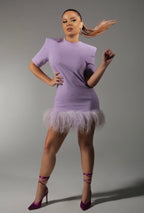 Color me furry Lilac dress