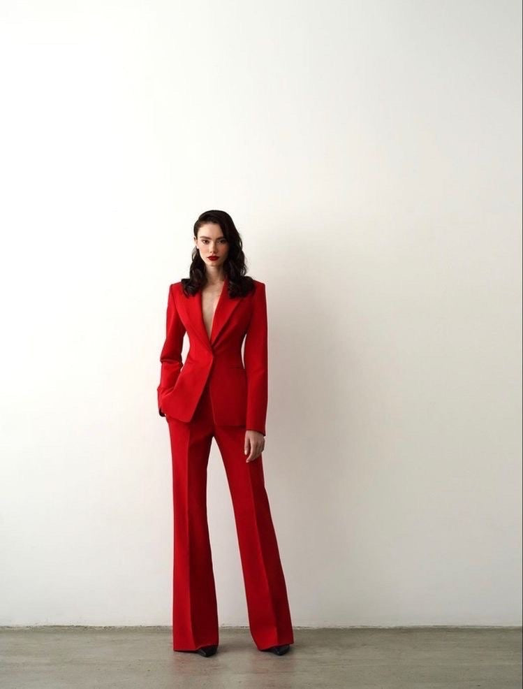 Prarie Boss Up Suit in Red