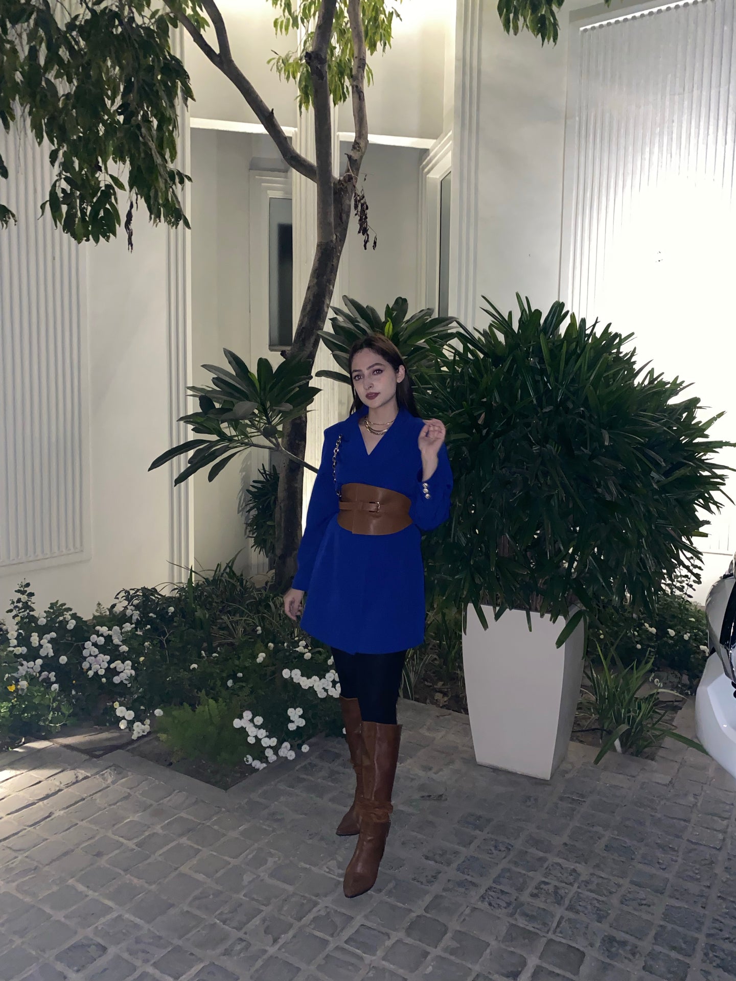Tatiana Blazer dress in Royal Blue