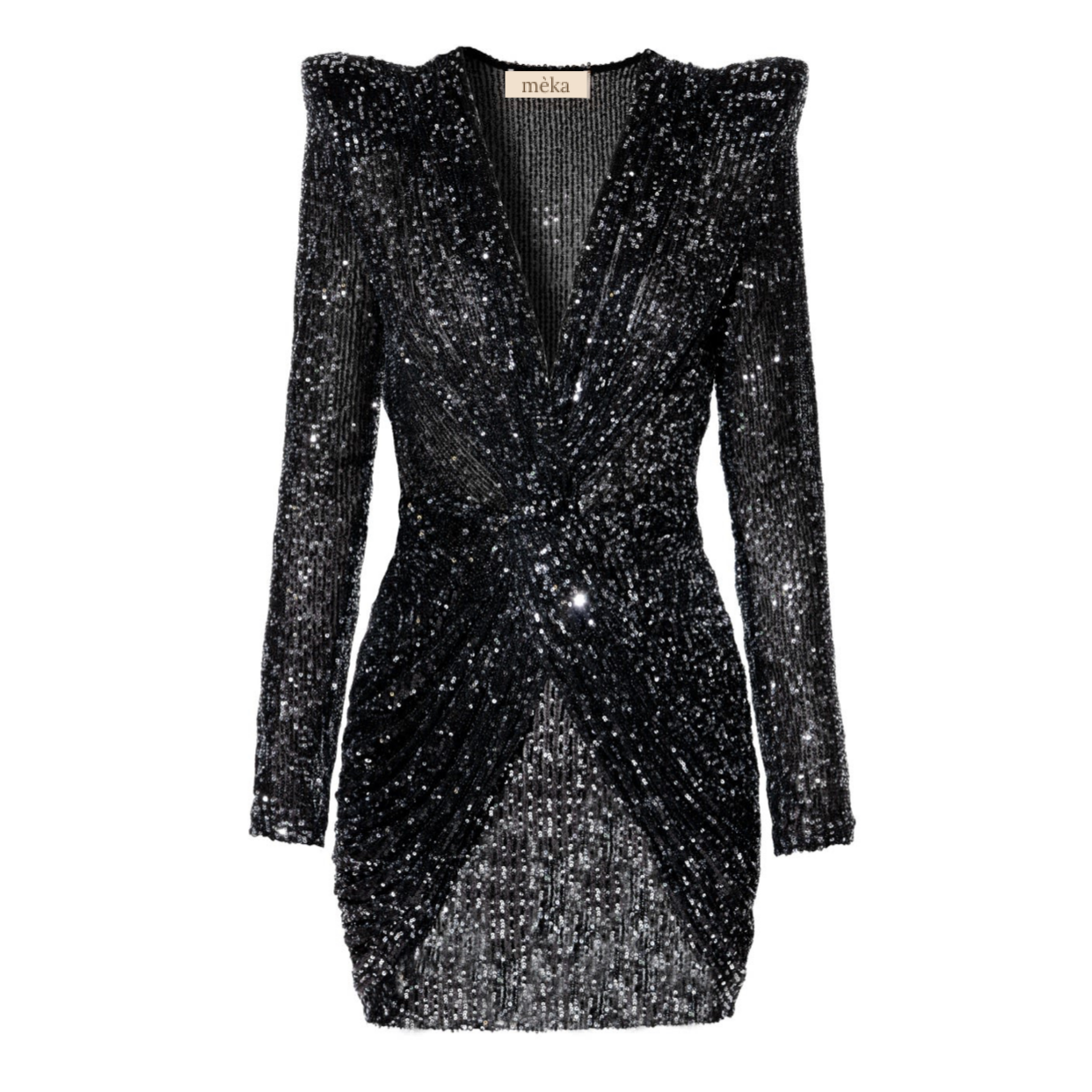 Delailah Black Sequin Dress