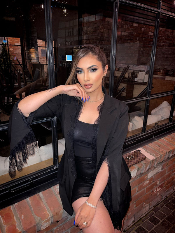 Audrey Lace Up Blazer