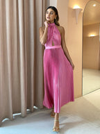 Paige Pleated Dress
