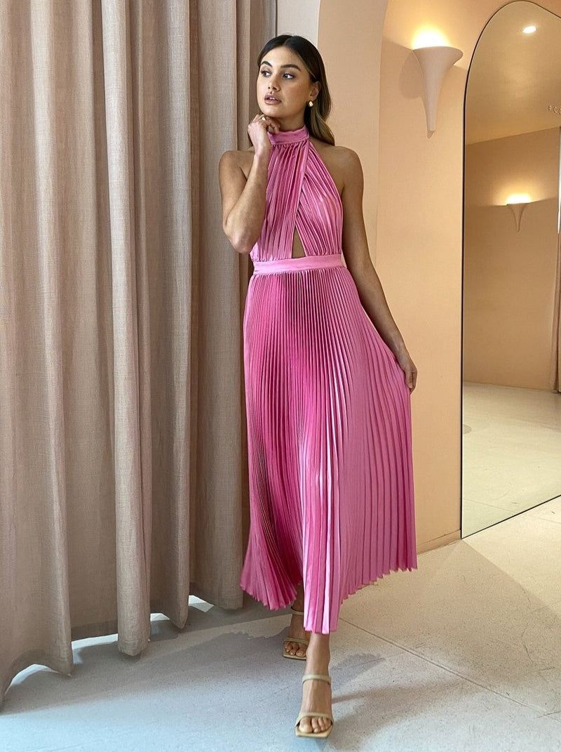 Paige Pleated Dress